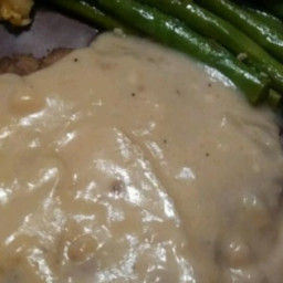 Country Fried Steaks with Sweet Onion Gravy Recipe