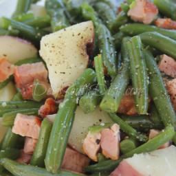 Country Green Beans with Ham and Potatoes