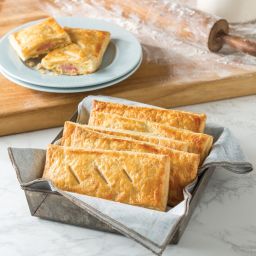 Country Ham and Cheese Pies