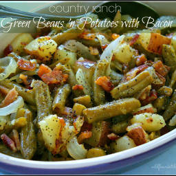 Country Ranch Green Beans 'n Potatoes with Bacon