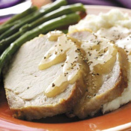 Country-Style Pork Loin with Gravy Recipe