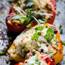 Cous Cous Stuffed Peppers