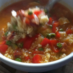 Couscous Paella Soup