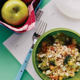 Couscous Salad with Broccoli and Raisins