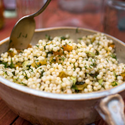 Couscous Salad With Dried Apricots and Preserved Lemon
