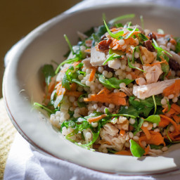 Couscous Salad with Turkey and Arugula