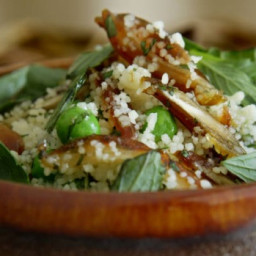 Couscous with dates and mint