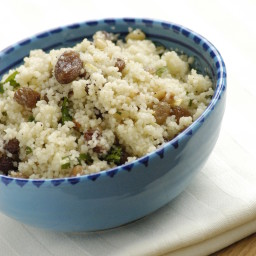 Couscous with Golden Raisins and Cinnamon