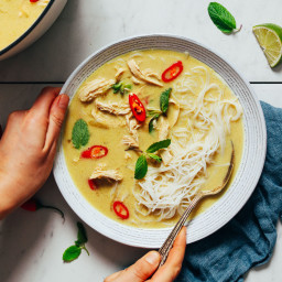 Cozy Thai-Inspired Chicken Noodle Soup