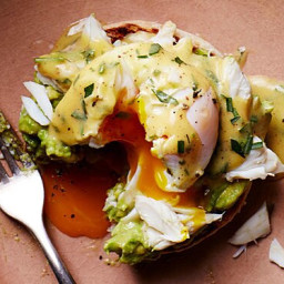 Crab-and-Avocado Eggs Benedict Recipe