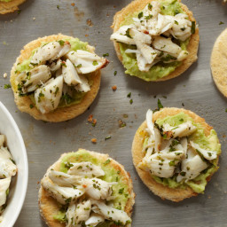 Crab-and-Avocado Toasts