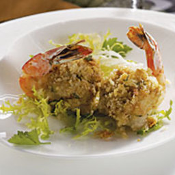 Crab and Scallion Stuffed Shrimp
