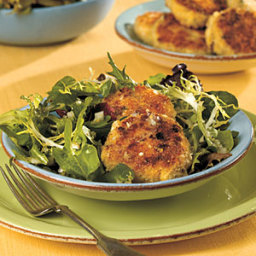 Crab Cakes With Greens