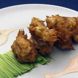 Crab Fritters with Spicy Mayo