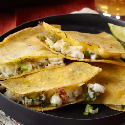 Crab Quesadillas with Pickled Jalapeños