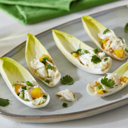 Crab Salad With Mango in Endive Cups