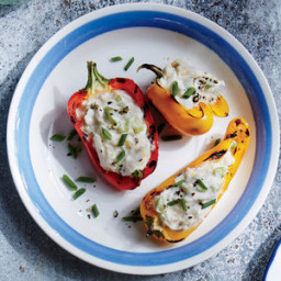 Crab-Stuffed Grilled Bell Peppers
