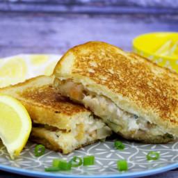 Crabby Grilled Cheese Sandwich