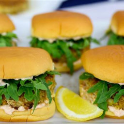 Crabcake Sandwiches with Chipotle Rémoulade