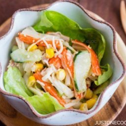 Crab Salad with Ponzu-Mayonnaise Dressing