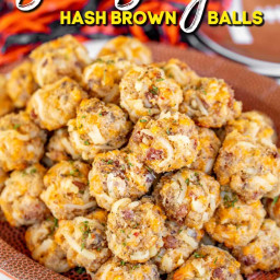 Cracked Out Sausage Hash Brown Balls