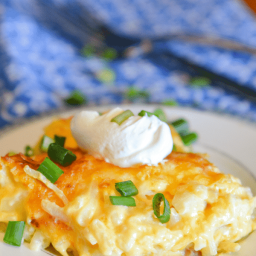 Cracker Barrel Copy Cat Hashbrown Casserole made in the Ninja Foodi