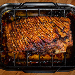 Crackling Roast Pork Shoulder With Fennel and Chile Recipe