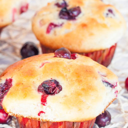 Cranberry and Banana Muffins