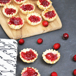 Cranberry and Brie Tartlets