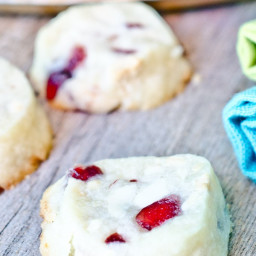 Cranberry and White Chocolate Butter Cookies