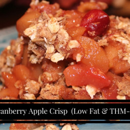 Cranberry Apple Crisp (Low Fat,THM-E)