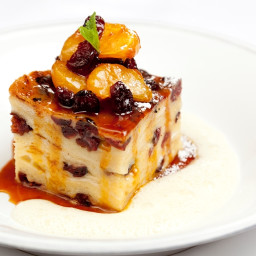 Cranberry Bread and Butter Pudding Recipe