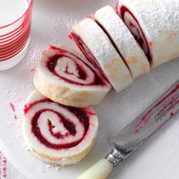 Cranberry Cake Roll