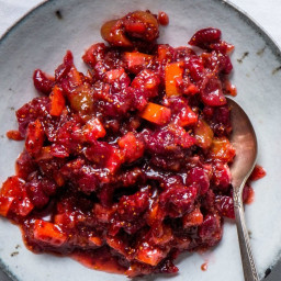 Cranberry Chutney With Orange, Figs, and Mustard