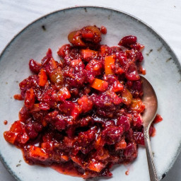 Cranberry Chutney with Orange, Figs, and Mustard