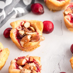 Cranberry Goat Cheese Tarts