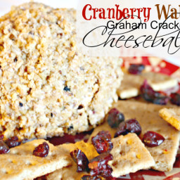 Cranberry Graham Cracker Cheeseball