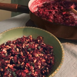 Cranberry-Orange Chutney with Cumin, Fennel, and Mustard Seeds