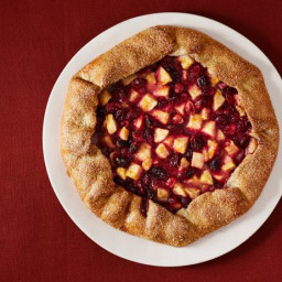 Cranberry-Pear Galette with Pecan Crust