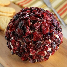 Cranberry Pecan and White Cheddar Cheese Ball