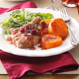 Cranberry Pork & Sweet Potatoes