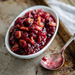 Cranberry Relish with Brandy and Nuts