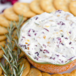 Cranberry Rosemary Cheese Spread