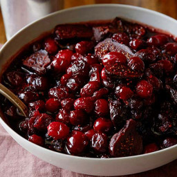 Cranberry Sauce with Pinot and Figs
