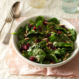 Cranberry-Sesame Spinach Salad Recipe