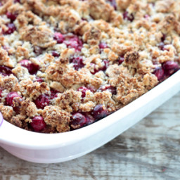 Cranberry Walnut Coffee Cake - Low Carb and Gluten Free