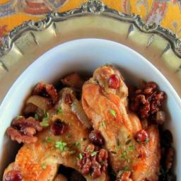 Cranberry Braised Turkey Wings - Pressure Cooker Recipe