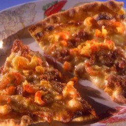 Crawfish and Andouille Sausage Pizza