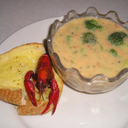 Crawfish Broccoli Cheese Soup