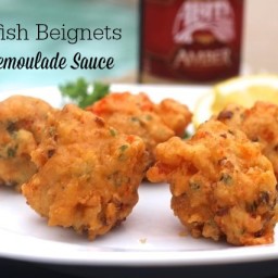 Crawfish Beignets with Remoulade Sauce